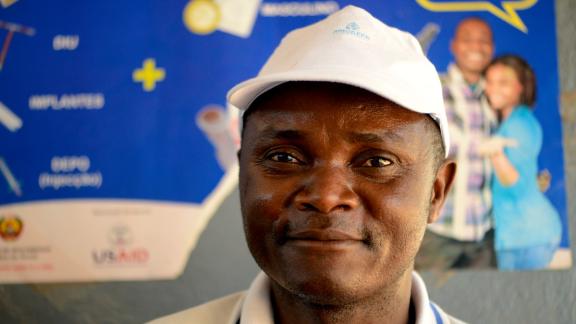 Marinho Malavi is an activista with AMODEFA, Mozambique