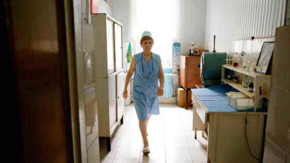 nurse in IPPF-run clinic.  credits: IPPF/Jane Mingay/Georgia