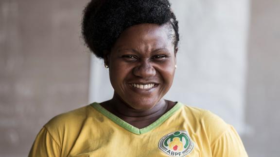 Helene from IPPF's Benin Member Association