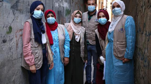 PFPPA humanitarian team in Gaza