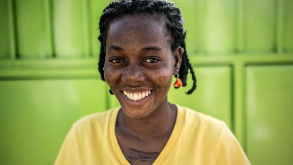 IPPF client from Uganda smiling